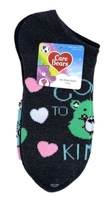 CARE BEARS Ladies 3 Pair Of No Show Socks ‘COOL TO BE KIND’ - Novelty Socks And Slippers