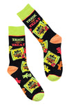 SOUR PATCH KIDS MEN’S HALLOWEEN SOCKS ‘TRICK OR TREAT’ COOL SOCKS BRAND - Novelty Socks And Slippers