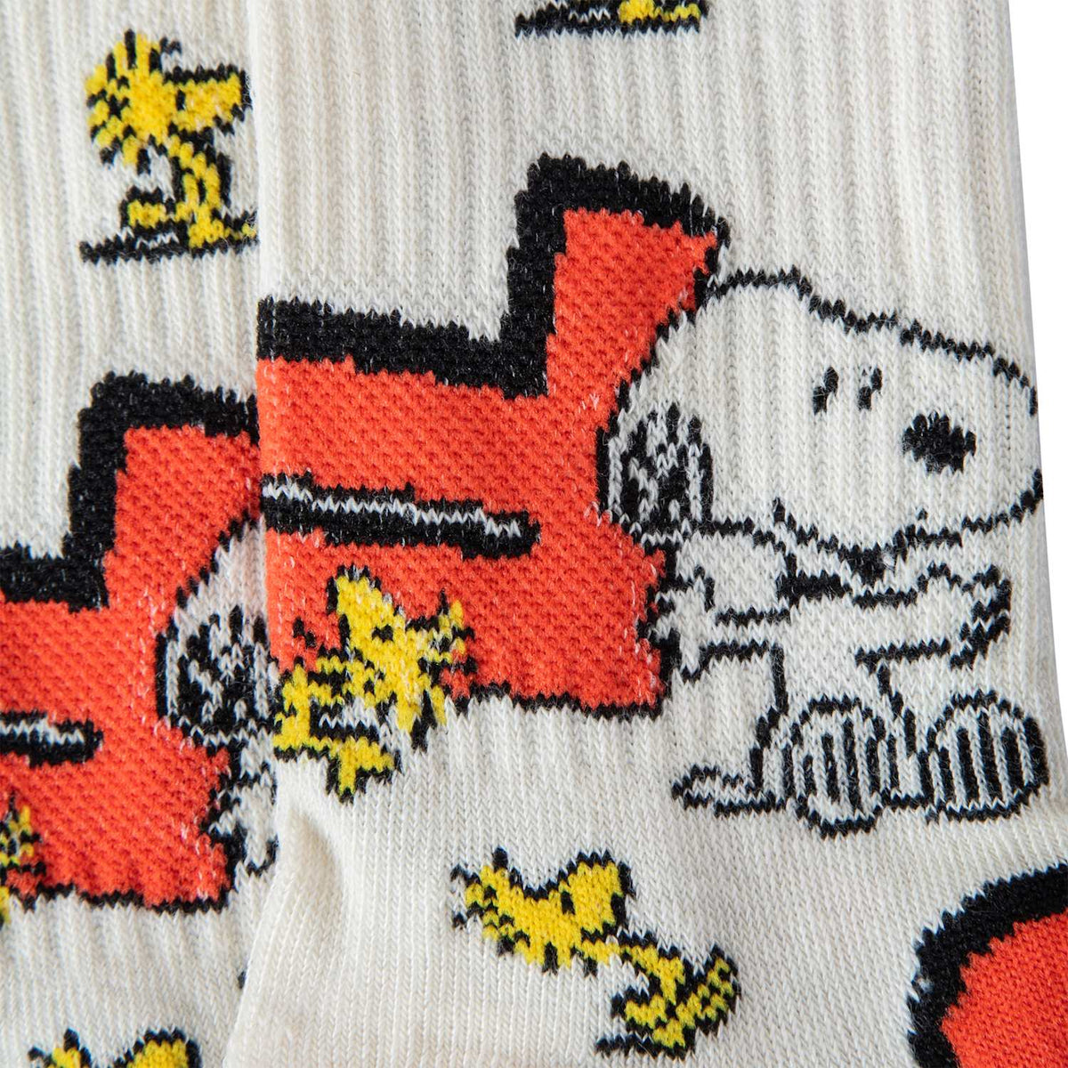 PEANUTS Ladies 2 Pair Of SNOOPY & WOODSTOCK Socks ‘Peanuts Social Club’ - Novelty Socks And Slippers