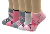 BARBIE Doll Ladies 5 Pair Of No Show Socks ’We Rise By Lifting Others’ - Novelty Socks And Slippers