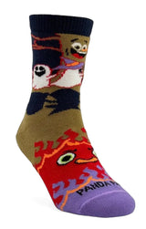 SPOOKY GHOST PARTY Unisex Kids Halloween Socks Kids Age 3-5 Sock Panda Brand - Novelty Socks And Slippers
