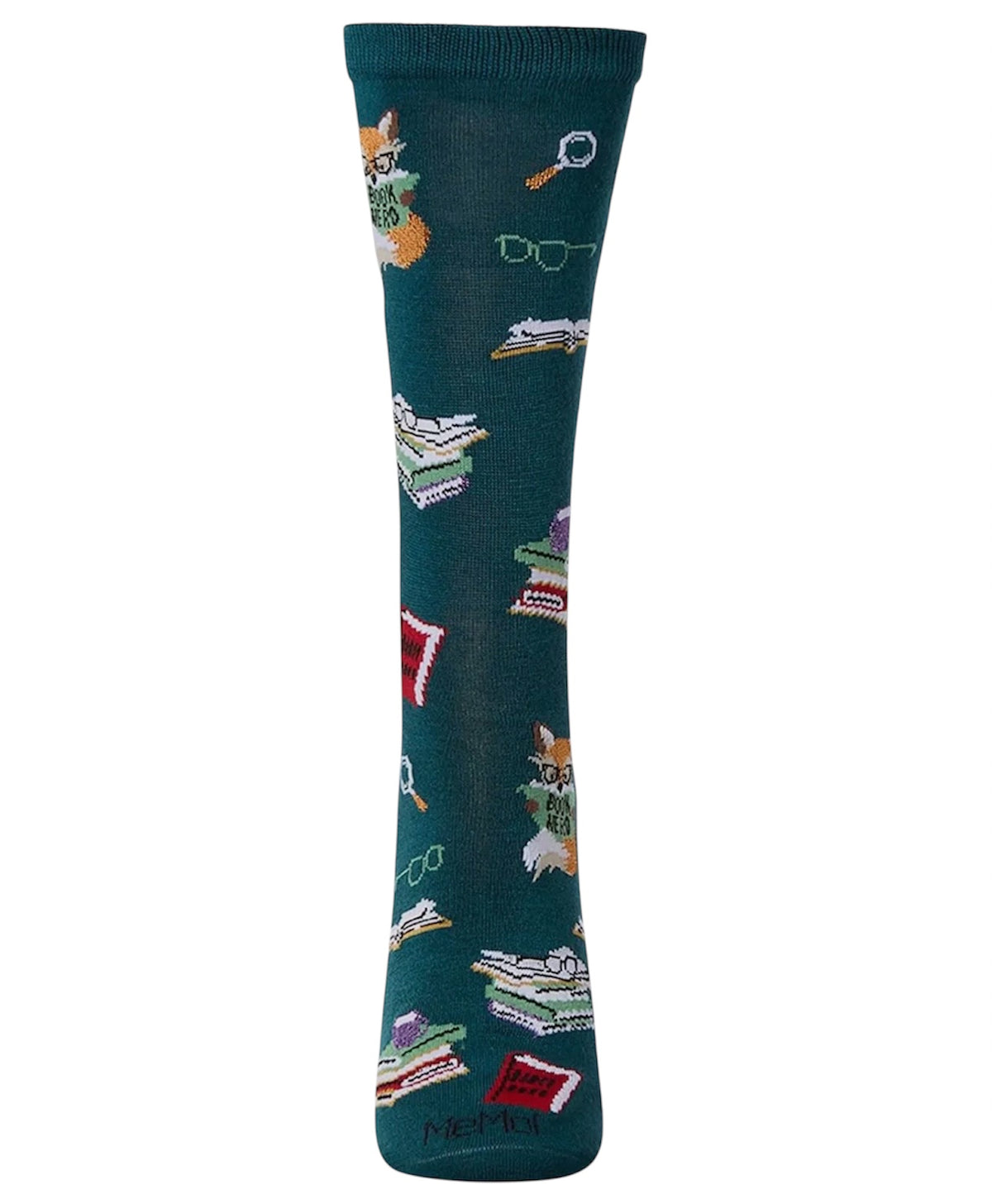 BOOK NERD Ladies Socks MeMoi Brand SLY FOX & BOOKS - Novelty Socks And Slippers