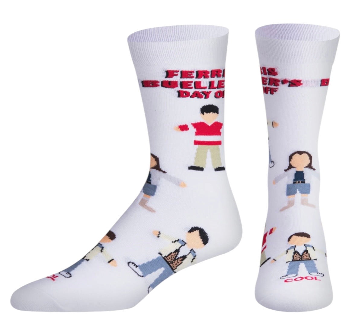 FERRIS BUELLER’S DAY OFF Movie Adult Unisex Socks COOL SOCKS Brand - Novelty Socks And Slippers