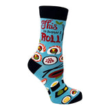 THIS IS HOW I ROLL Ladies SUSHI ROLLS Socks FABDAZ Brand
