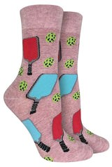 GOOD LUCK SOCK Brand Ladies PICKLEBALL Socks - Novelty Socks And Slippers