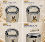 Dog & Cat Stainless Steel Ultimate 20 Oz. Hot & Cold Travel Mug Tumbler By E&S Pets (Choose From 40+ BREEDS)