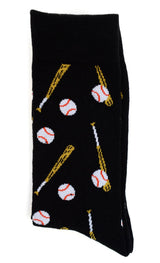 BASEBALL Men's Socks BASEBALLS ALL OVERPARQUET BRAND (CHOOSE COLOR) - Novelty Socks And Slippers