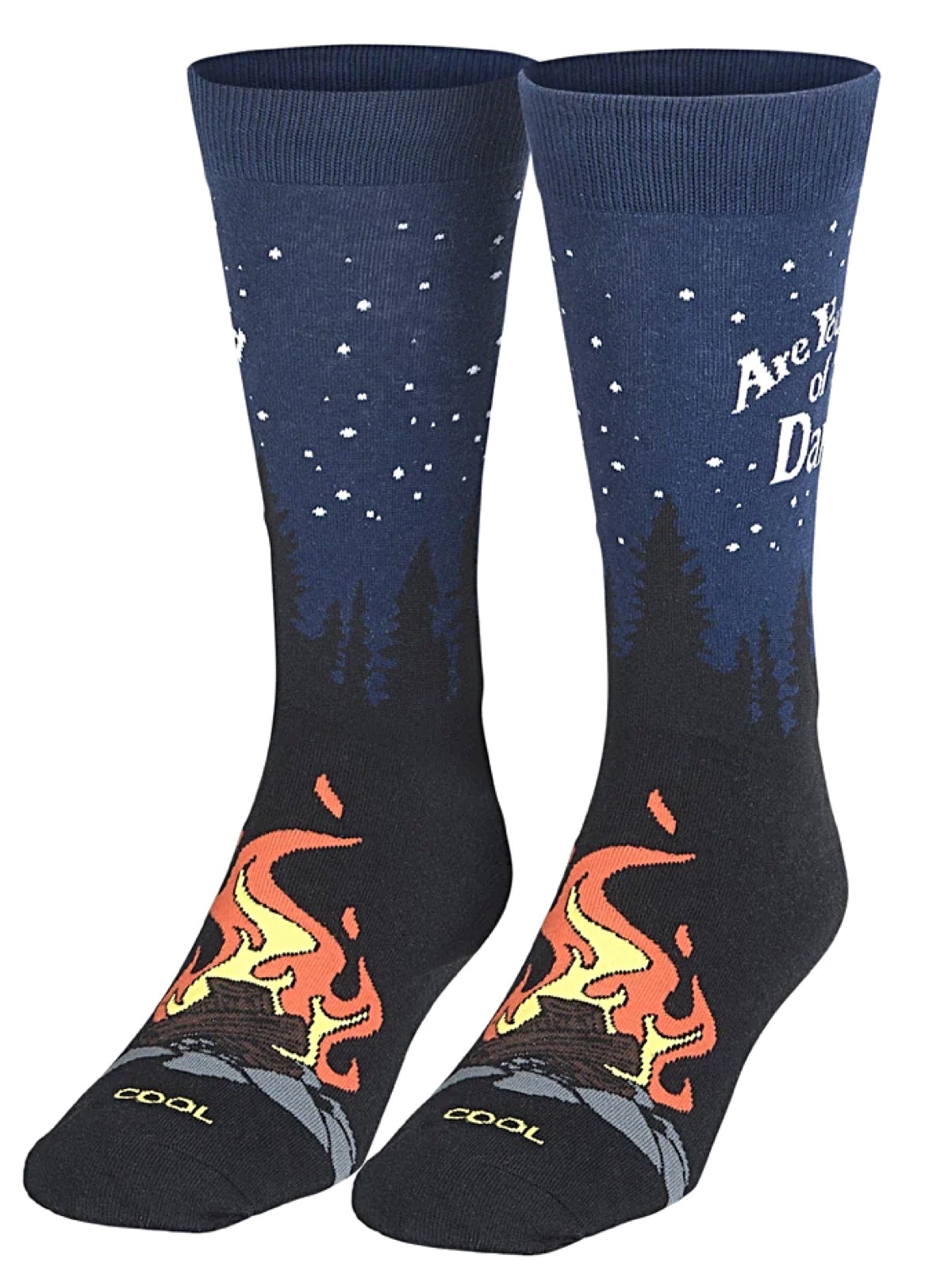 ARE YOU AFRAID OF THE DARK NICKELODEON TV Show Men’s Socks COOL SOCKS Brand - Novelty Socks for Less