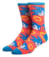 SONIC THE HEDGEHOG Men’s Socks With RINGS BIOWORLD Brand - Novelty Socks And Slippers