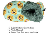 COMFIES BRAND Ladies GOLDEN RETRIEVER DOG Non-Skid Slippers - Novelty Socks for Less
