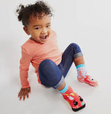 PALS SOCKS Brand Unisex Kids CRAB & JELLYFISH Mismatched Gripper Bottom Socks (CHOOSE SIZE) - Novelty Socks And Slippers