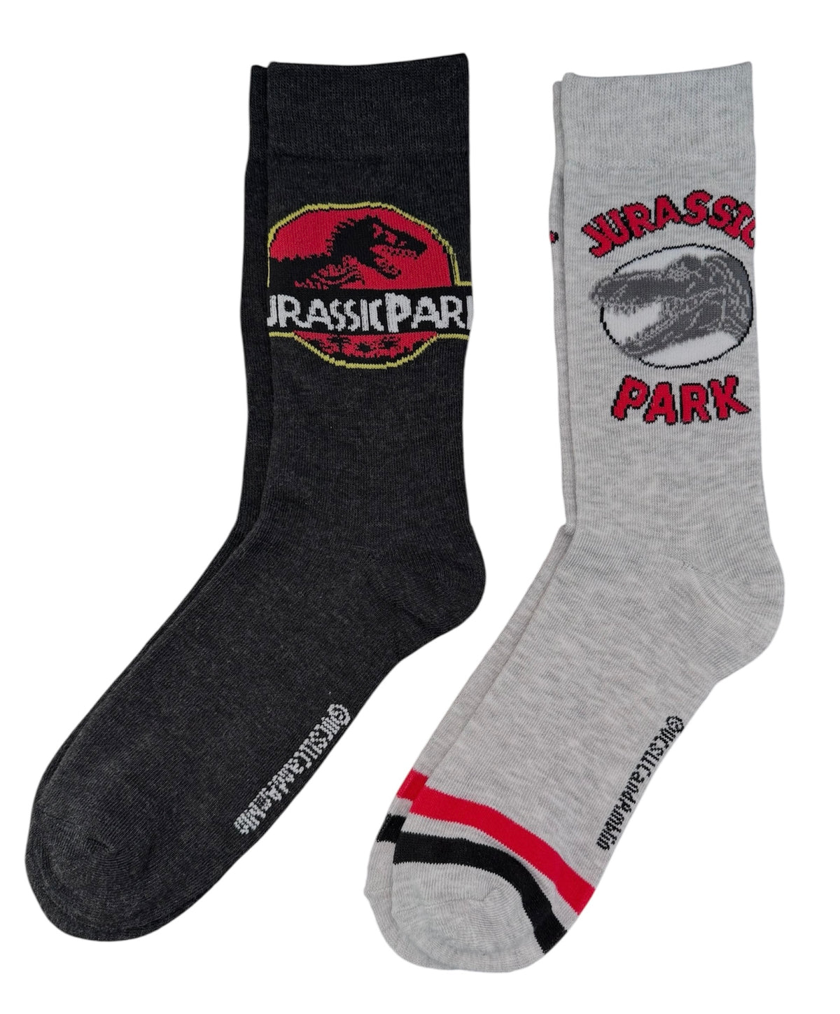 JURASSIC PARK Men’s 2 Pair Of Socks - Novelty Socks And Slippers