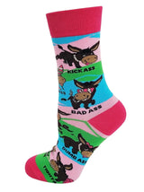 ASSES Ladies Donkey Socks Dumb, Kick, Bad, Wise Etc… Fabdaz Brand