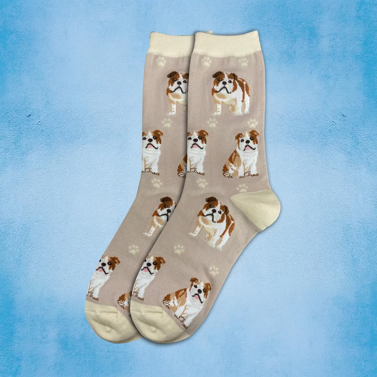 BULLDOG Adult Unisex Socks By E&S Pets Choose Style