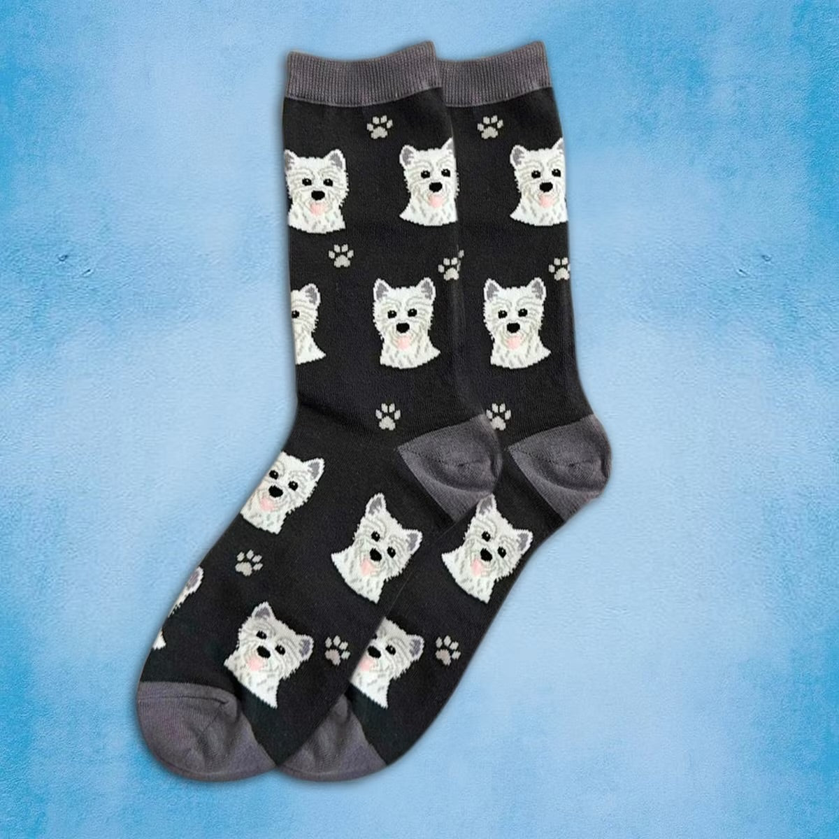 WESTIE Dog Adult Unisex Socks By E&S Pets Choose Style