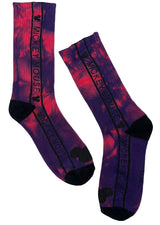 DISNEY Ladies Tie Dye MICKEY MOUSE Athletic Crew Socks - Novelty Socks And Slippers
