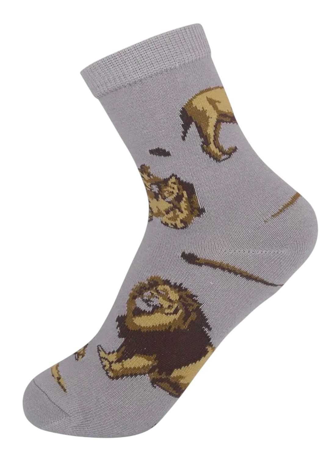 LION Unisex Kids Socks FUNATIC Brand Lions All Over - Novelty Socks And Slippers