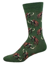 SOCKSMITH Brand Men’s WOOLY MAMMOTH Socks - Novelty Socks And Slippers