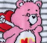 CARE BEARS Ladies 5 Pair Of VALENTINES DAY No Show Socks ‘TRUE LOVE’ - Novelty Socks And Slippers