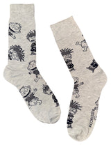RUGRATS Men's CHUCKIE & TOMMY Socks (CHOOSE COLOR) - Novelty Socks And Slippers