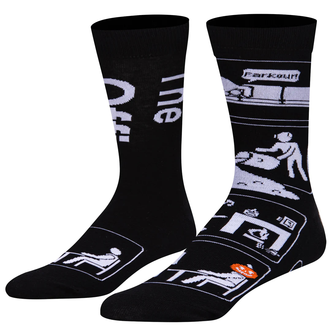 THE OFFICE TV SHOW Men’s Socks ODD SOX Brand ‘PARKOUR’ KEVIN’S CHILI - Novelty Socks And Slippers