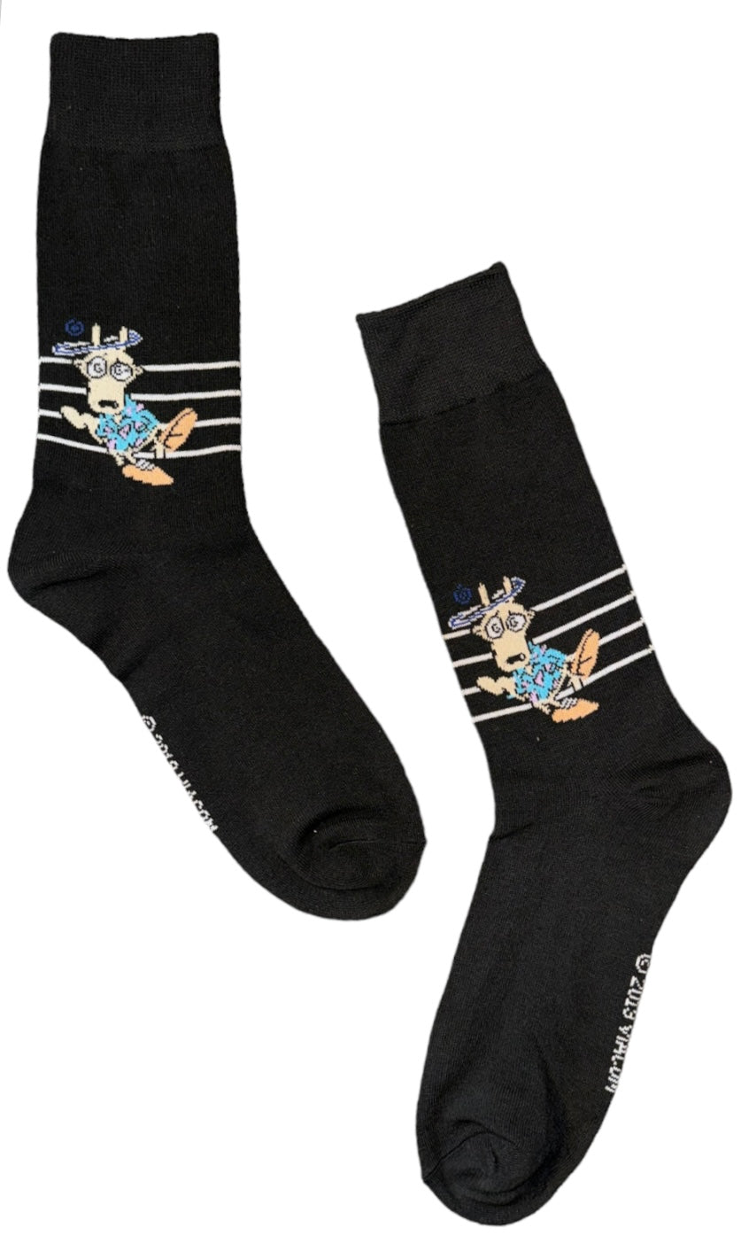 ROCKO’S MODERN LIFE Men’s Socks NICKELODEON - Novelty Socks And Slippers