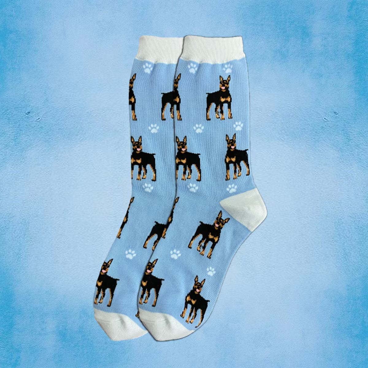 DOBERMAN Dog Adult Unisex Socks By E&S Pets Choose Style