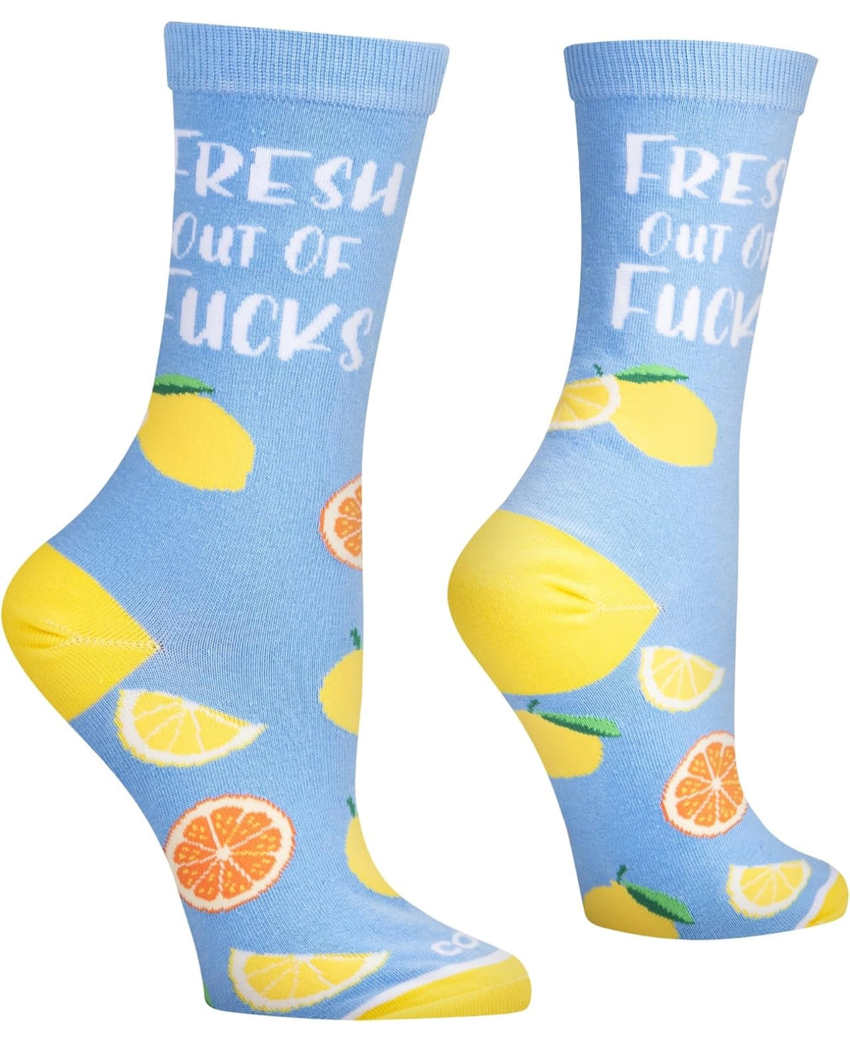 FRESH OUT OF FUCKS Unisex Socks COOL SOCKS Brand Size Medium - Novelty Socks And Slippers