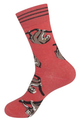 FUNATIC BRAND Unisex SLOTH Socks Sloths All Over - Novelty Socks And Slippers