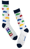 HASBRO THE GAME OF LIFE Men’s Socks CAR GAME PIECES ALL OVER - Novelty Socks And Slippers