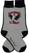 FOOT TRAFFIC Brand Men’s MOTORCYCLES MY THERAPY Socks - Novelty Socks for Less