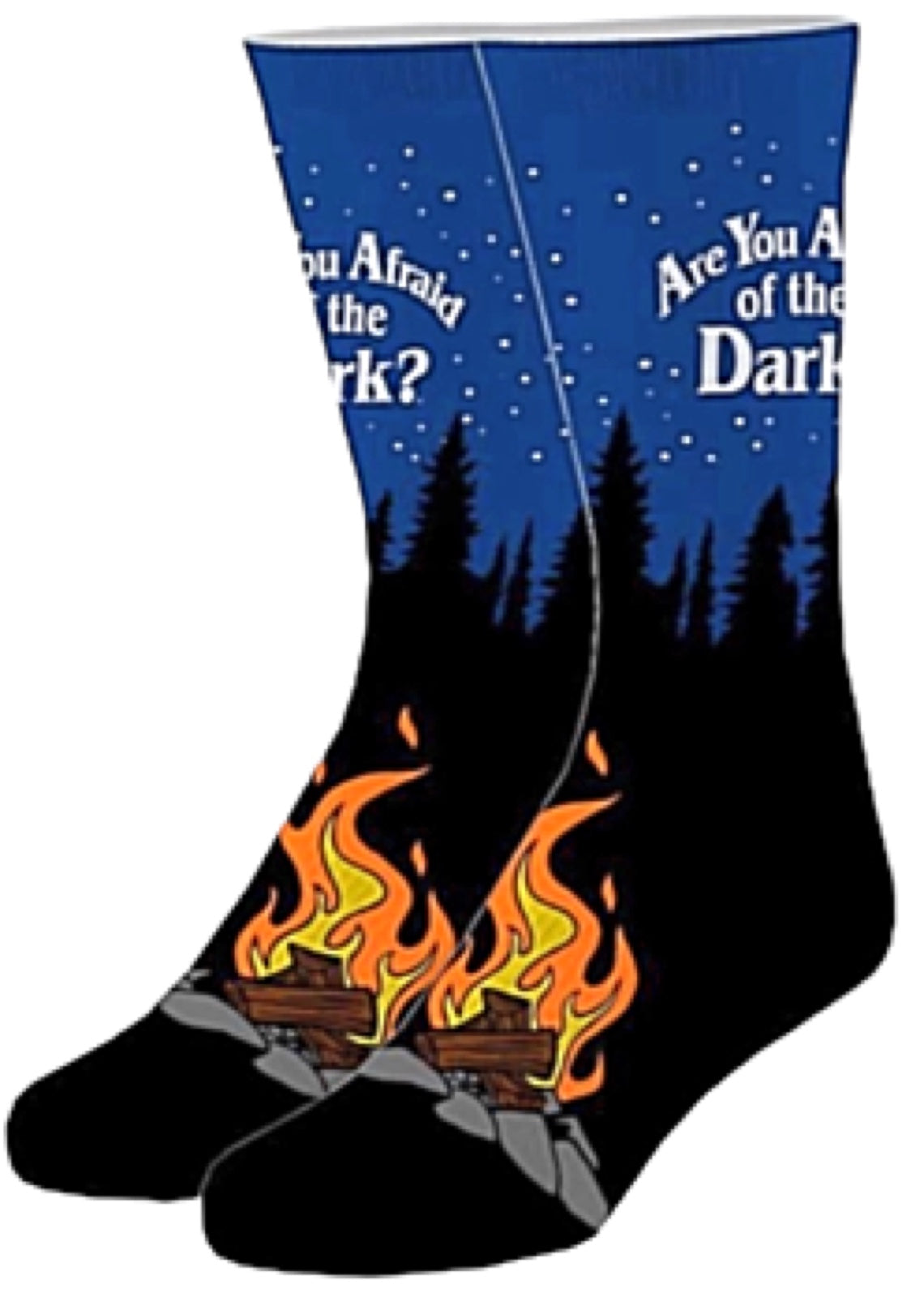 ARE YOU AFRAID OF THE DARK NICKELODEON TV Show Men’s Socks COOL SOCKS Brand - Novelty Socks for Less