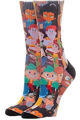 CAMP CAMP Men’s SUBLIMATED CREW SOCKS BIOWORLD BRAND - Novelty Socks for Less