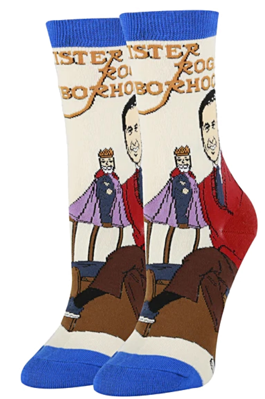 MISTER ROGERS Ladies Socks MR. ROGERS & KING FRIDAY OOOH YEAH Brand - Novelty Socks for Less