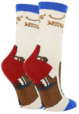 MISTER ROGERS Ladies Socks MR. ROGERS & KING FRIDAY OOOH YEAH Brand - Novelty Socks for Less
