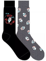 Disney’s TOY STORY Men’s 2 Pair Of FORKY Socks 'GET ME OUTTA HERE' - Novelty Socks for Less
