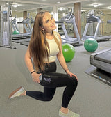 URBAN ATHLETICS Ladies BLACK LABRADOR High Rise Leggings With Pockets E&S Pets - Novelty Socks for Less