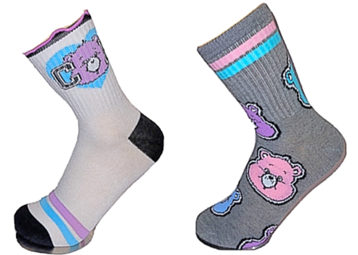 CARE BEARS Ladies 2 Pair Of Socks - Novelty Socks for Less