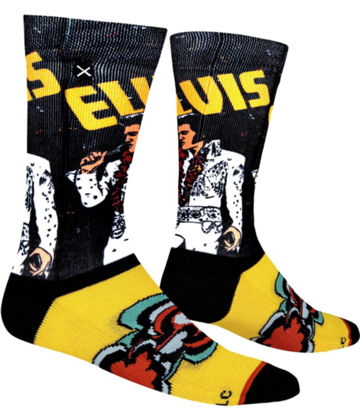 ELVIS PRESLEY MEN’S SOCKS ODD SOX BRAND - Novelty Socks for Less