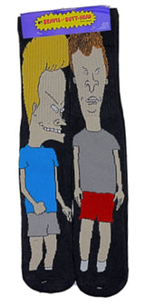 BEAVIS & BUTT-HEAD Men’s 2 Pair Of Athletic Socks - Novelty Socks for Less