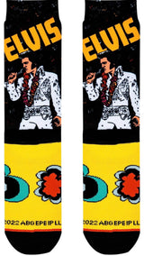 ELVIS PRESLEY MEN’S SOCKS ODD SOX BRAND - Novelty Socks for Less