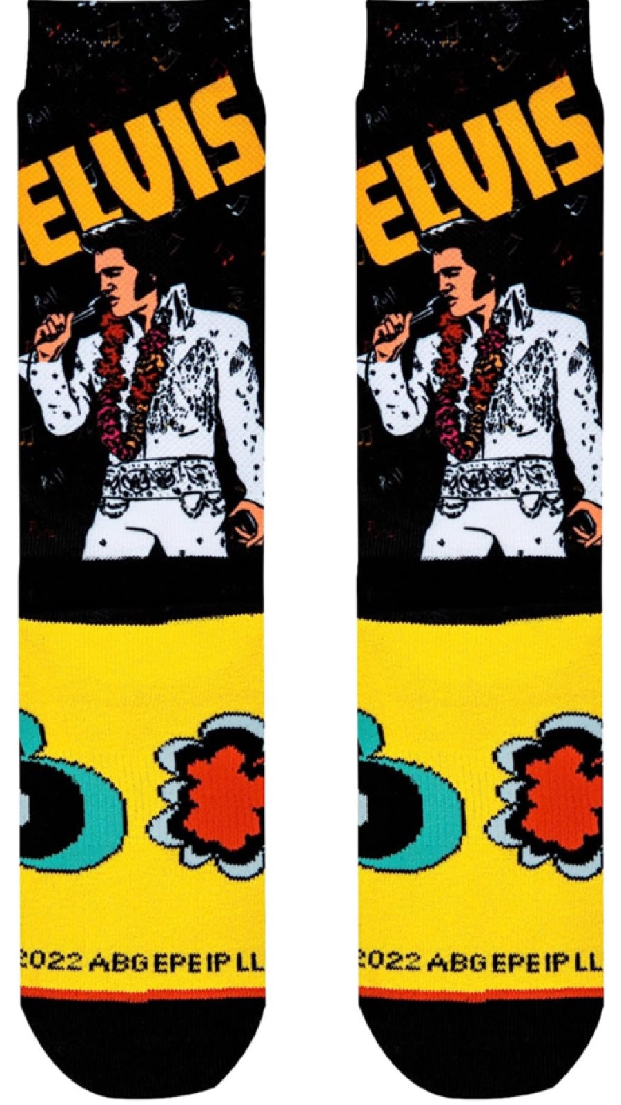 ELVIS PRESLEY MEN’S SOCKS ODD SOX BRAND - Novelty Socks for Less