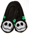 DISNEY NIGHTMARE BEFORE CHRISTMAS Ladies St. Patrick’s Day Gripper Bottom Liner Socks - Novelty Socks for Less