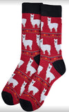 Parquet Brand Men’s LLAMAS, ALPACAS Socks (CHOOSE COLOR) - Novelty Socks for Less