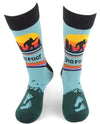 PARQUET BRAND Mens’s BIGFOOT Socks - Novelty Socks for Less