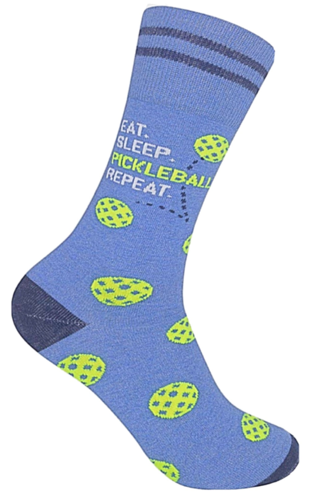 FUNATIC Brand Unisex EAT. SLEEP. PICKLEBALL. REPEAT. Socks - Novelty Socks for Less
