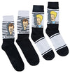 BEAVIS & BUTT-HEAD Men’s 2 Pair Of Socks ‘SETTLE DOWN' - Novelty Socks for Less