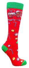 PUPPIE LOVE BY SOCKS N SOCKS BRAND ADULT GINGERBREAD PUP KNEE HIGH SOCKS - Novelty Socks for Less