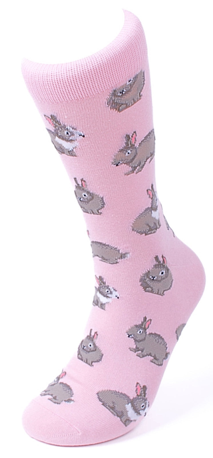 PARQUET Brand Men’s BUNNY RABBITS Socks (CHOOSE COLOR) - Novelty Socks for Less