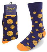 PARQUET Brand Men’s BASKETBALL Socks CHOOSE COLOR BLUE OR BLACK - Novelty Socks for Less